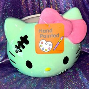 Hello Kitty halloween blanket frankenstein Planter